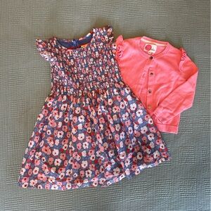 Mini Boden Smocked Woven Dress
